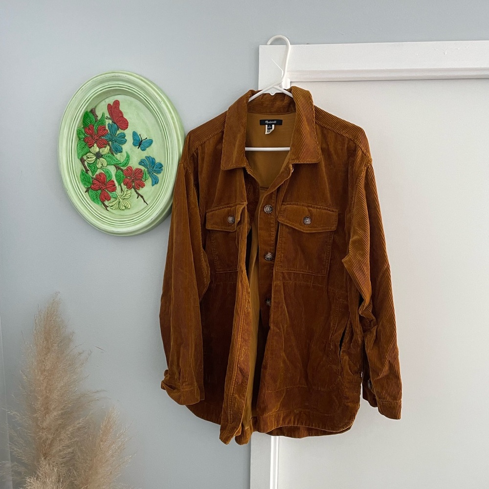 Madewell cord shirt jacket
